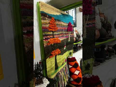 Ruana y tejidos en lana de oveja cucunuba colombia Cundinamarca #turismo #parejaextranjera #mentora