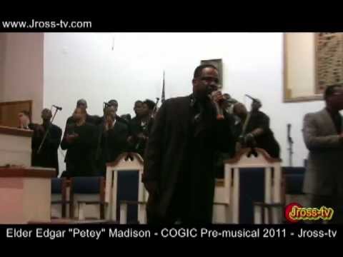 James Ross @ Elder Edgar "Petey" Madison - COGIC Convention 2011 Pre-Musical - Jross-tv