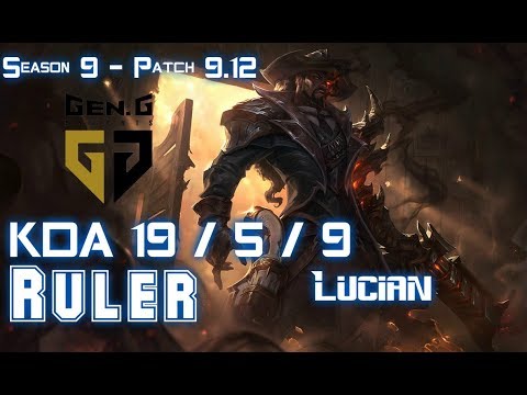 Gen Ruler LUCIAN vs KAI'SA ADC - Patch 9.12 KR Ranked