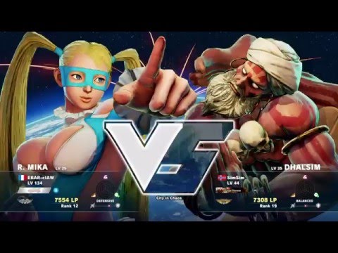 SFV - EBAR-clAW (R.Mika) Vs SimSim (Dhalsim)