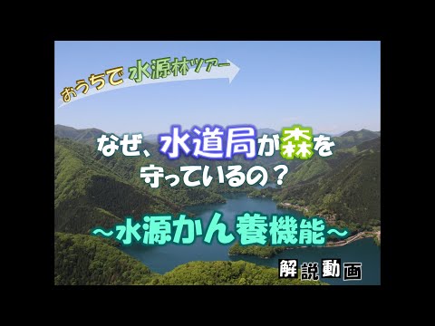 【おうちで水源林ツアー】 水道局が森を守る理由 ～①水源かん養機能～