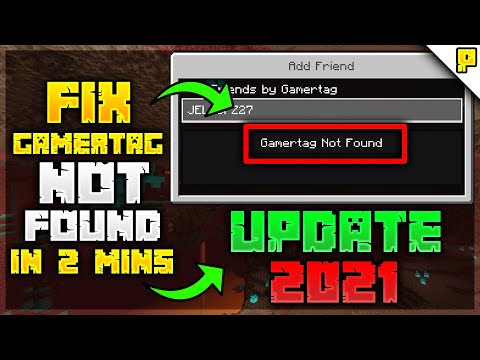 p0k3r - (SOLVED!) 😱 HOW TO FIX GAMERTAG NOT FOUND IN MCPE 2021 | MINECRAFT