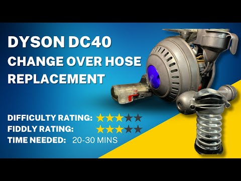 How To Replace The Lower Change Over Hose On Your Dyson DC40 By Spare and Square
