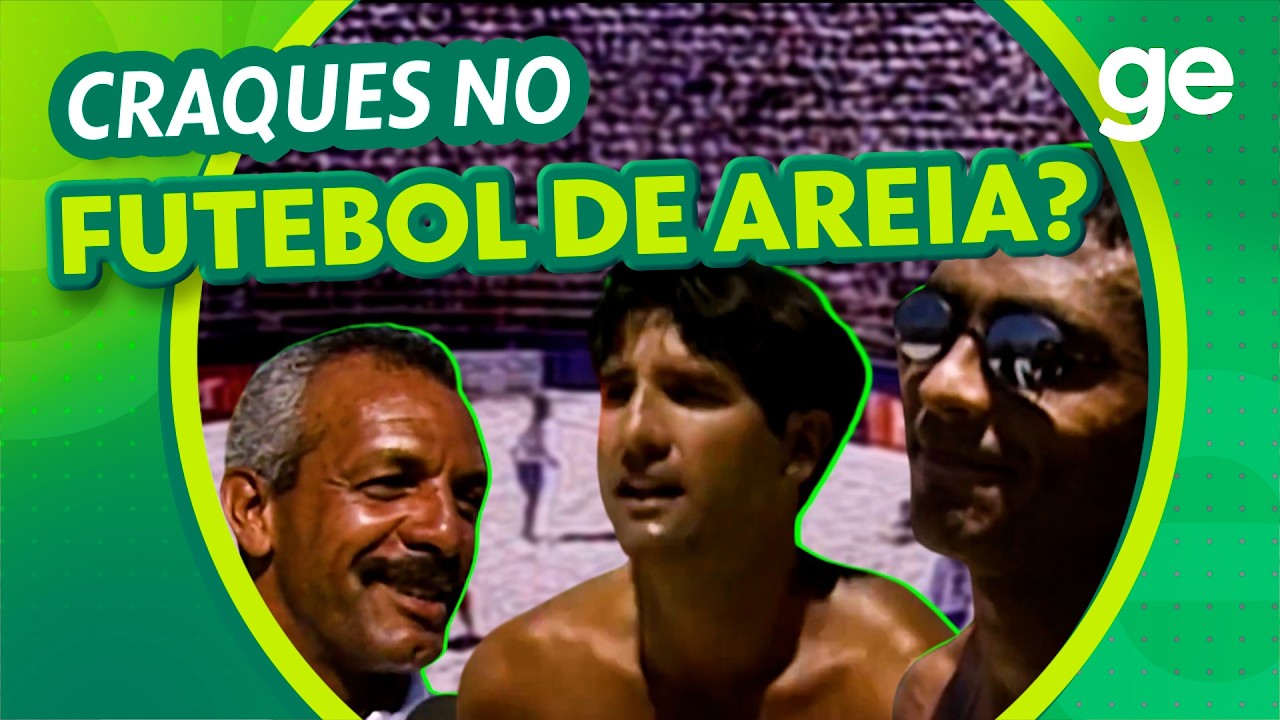 In 1997, the Brazilian beach soccer team crushed the stars of the pitch | Globo Esporte | ge.globo
