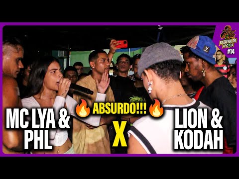 (ABSURDO!!! 😱🔥) MC LYA & PHL x LION & KODAH  - SEMI-FINAL | BATALHA DA APO$TA🤑 #14|