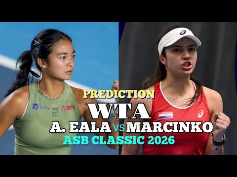 Alexandra Eala gegen Petra Marcinko | ASB Classic 2026 | Tennisvorhersage