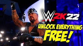 HOW TO UNLOCK EVERYTHING IN WWE 2K22 FOR FREE!