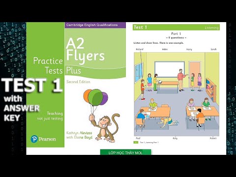 Flyers PLUS 5 Practice Tests - Listening Test 1 | Lớp Học Thầy Mol