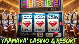 Triple Diamond Slot Machine at Yaamava’ Resort & Casino – Big Wins & Must-Play Slots! #slots
