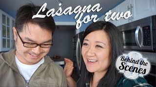 Behind the Scenes! Lasagna for Two Episode (2/20/15) | Chef Julie Yoon