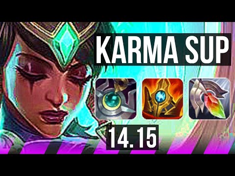 KARMA & Miss Fortune vs BLITZCRANK & Kai'Sa (SUP) | 6k comeback, 800+ games | EUW Master | 14.15