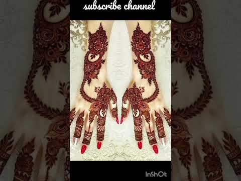 Kashees Mehndi Design 😍 #mehndidesign #mehandidesigns #trending #mehndidesigns!