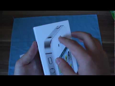 iPhone 4S 16GB White Unboxing [German/Deutsch]