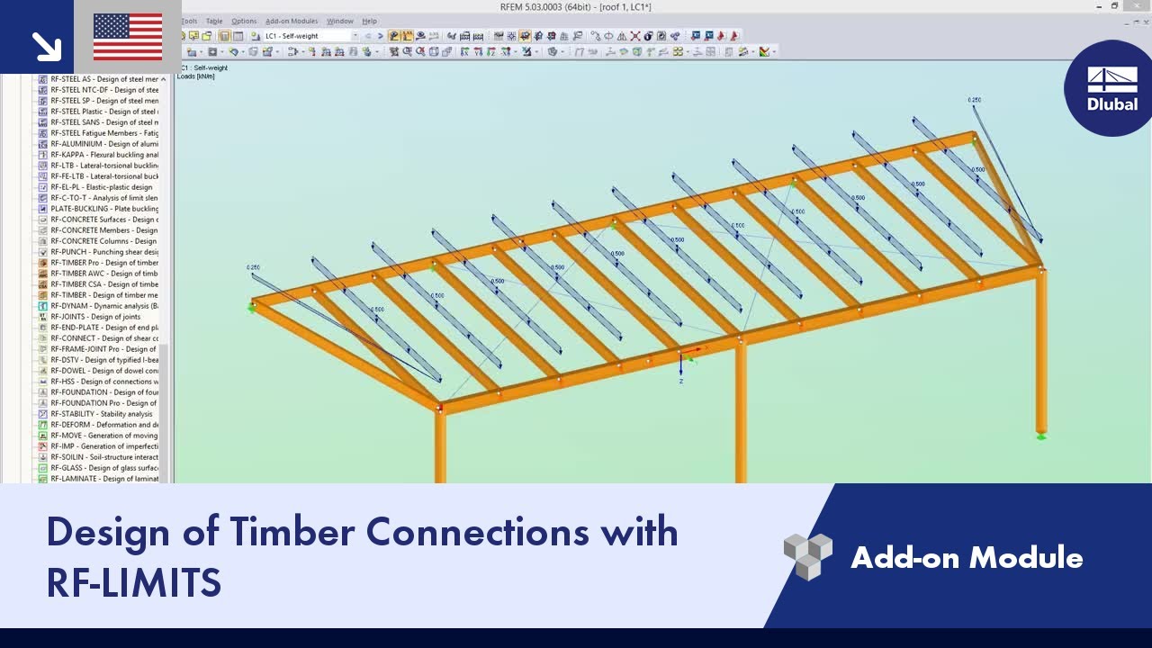 Dlubal RFEM 5 - Design of Timber Connections with RF-LIMITS