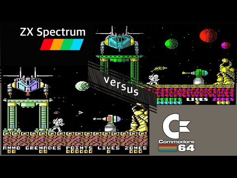 C64 vs. ZX Spectrum - 8 games from 1987