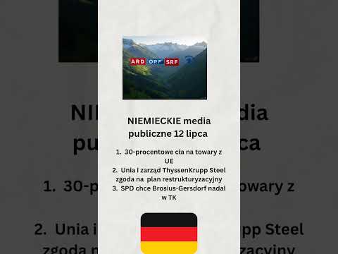 Niemieckie media publiczne 12 lipca