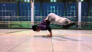 B-BOY カオスホクト 筋トレ＆練習風景