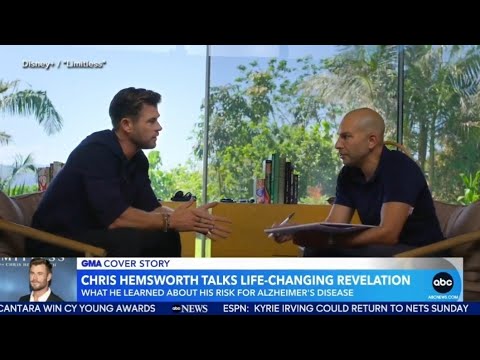 El momento en que Chris Hemsworth  recibe resultados sobre Alzheimer en "Limitless" NatGeo Disney+