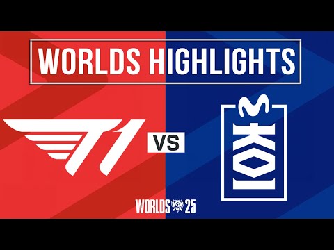 T1 vs MKOI Highlights ALL GAMES | Worlds 2025 Swiss Stage | T1 vs Movistar KOI