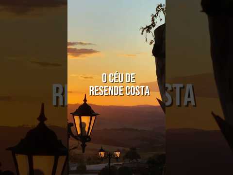 Quando o sol se despede de Resende Costa 🌅 #ResendeCosta #MinasGerais #PôrDoSol