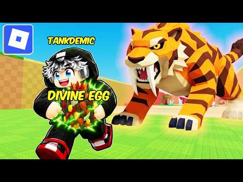 I Spent $8,678,143 to Get SABERTOOTH DIVINE! in Roblox Steal an Egg ( Tagalog )