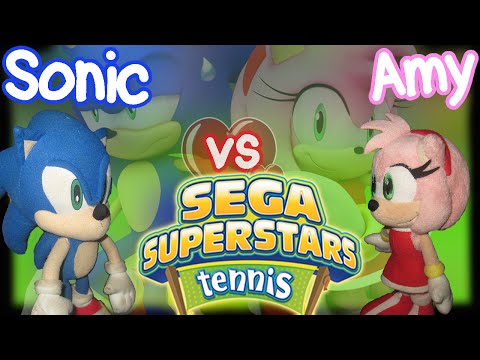 ABM: Sonic Vs Amy - Sega Superstars Tennis Gameplay!