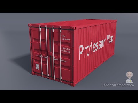Behind the Scenes 03 - Archimedes' Principle - Shipping Container Modelling Video