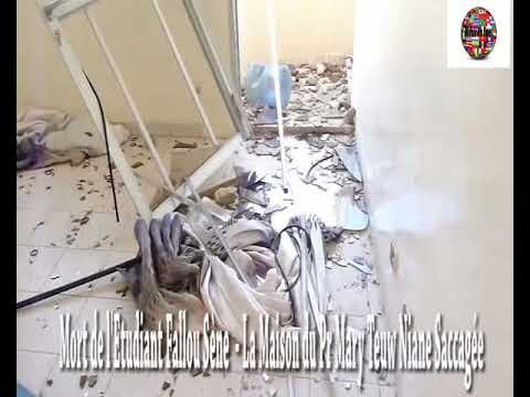 Vidéo-Mort de l’Etudiant Vidéo: Fallou Sène La Maison du Ministre Mary Teuw Niane Saccagée Vidéo-Mort de l’Etudiant Vidéo: Fallou Sène La Maison du Ministre Mary Teuw Niane Saccagée
