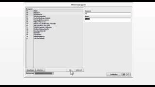 Materialstamm - Materialgruppen