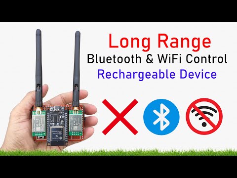 DIY: Build a Long-Range Rechargeable Bluetooth & W/i/Fi Control Device | ESP32 + nRF24 E01-2G4M27D