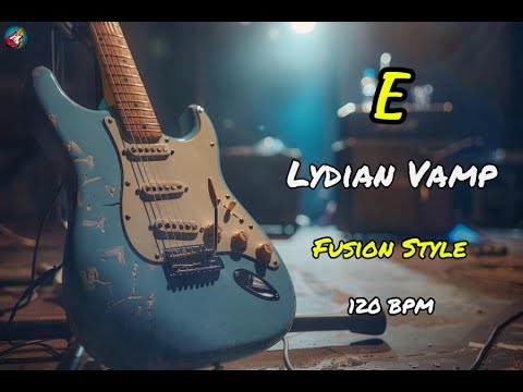 E Lydian Vamp Fusion Style 120 BPM