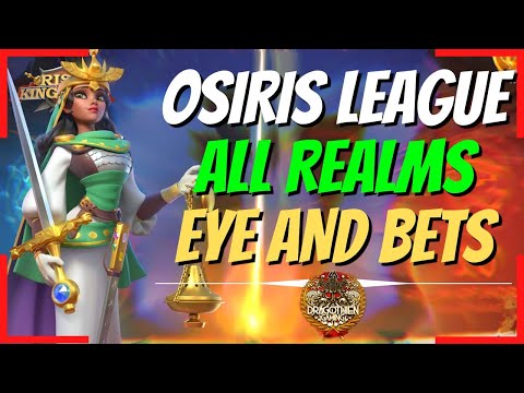 Osiris League ALL REALMS Eye and Match BETTING PREDICTIONS!