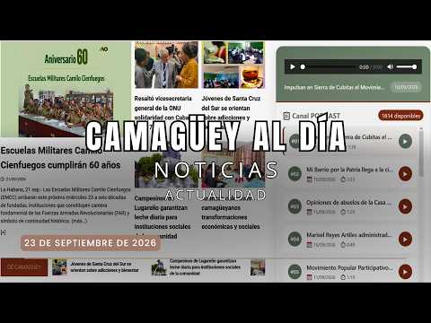 Boletín informativo del 23 de septiembre de 2026