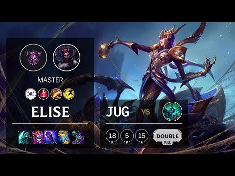 Elise Jungle vs Hecarim - KR Master Patch 10.23