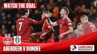 Goal! Rooney strikes early as Dons beat Dundee