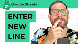 How to Enter New Line in Google Sheets