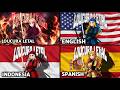 Montagem Loucura Letal English Vs Spanish Vs Indonesia Versions
