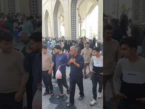 Peaceful Tea House at Imam Reza Shrine – Walk With Mohsen | Mashhad Iran 4K #Shorts