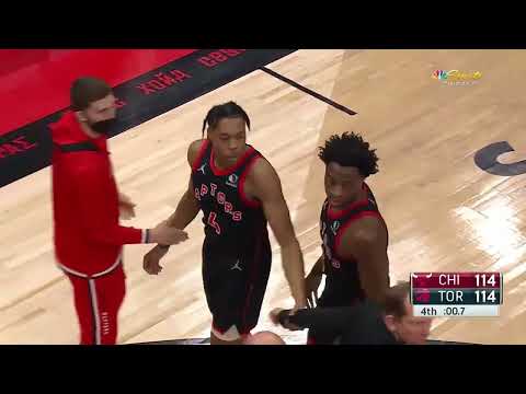 Scottie Barnes forces OT then Gary Trent Jr. finishes it off with a clutch bucket!