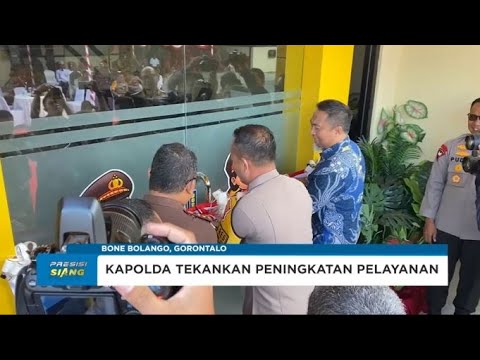 PERESMIAN GEDUNG SPKT POLRES BONE BOLANGO POLDA GORONTALO