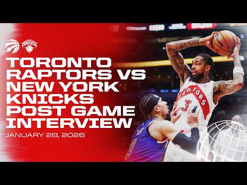 Toronto Raptors Full Media Availability | Post Game vs Knicks | January 28, 2026