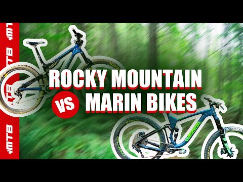 Is the Rocky Mountain Thunderbolt faster than the Marin Attack Trail 8?