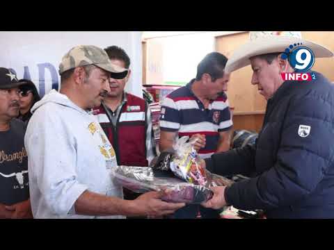 El Gobernador David Monreal encabezó la Posada de la Paz en Mendoza, Fresnillo.