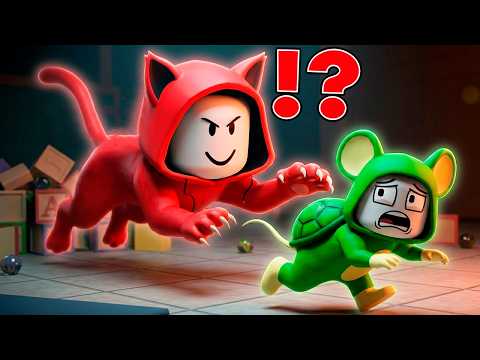 JJ Cat vs Mikey Mouse!? (Maizen Roblox)