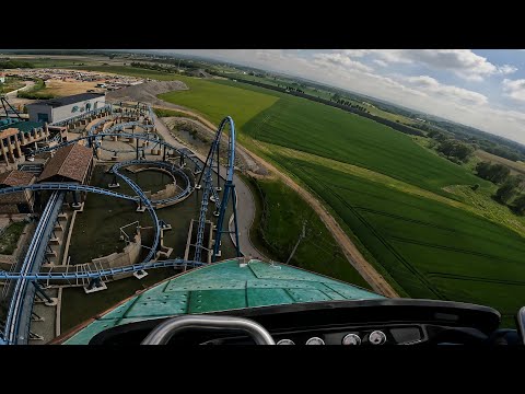 Vekoma Shockwave Launch Coaster Abyssus Energylandia 2025 POV Onride