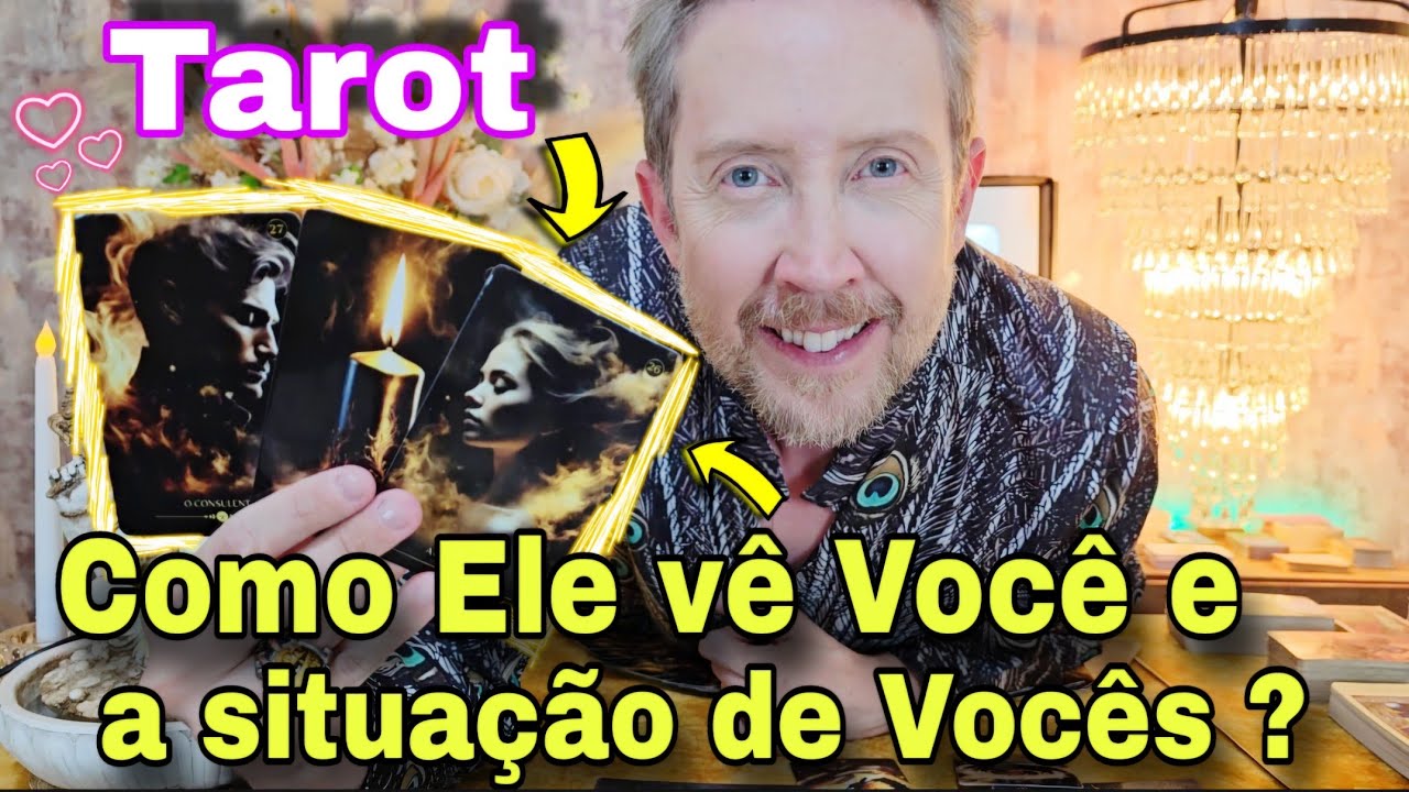 COMO ELE TE VÊ HOJE E COMO ELE VÊ A SITUAÇÃO DE VOCÊS ? rei do oráculo hoje, buba tarot hoje,