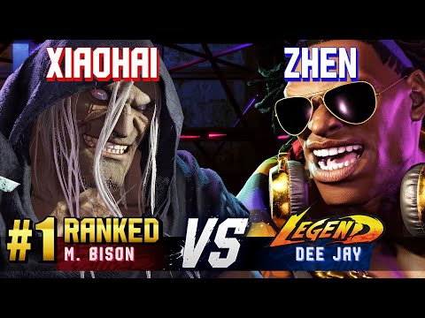 SF6 ▰ XIAOHAI (#1 Ranked M.Bison) vs ZHEN (Dee Jay) ▰ High Level Gameplay