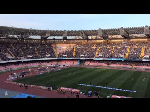 Il riscaldamento di Reina Napoli - Genoa