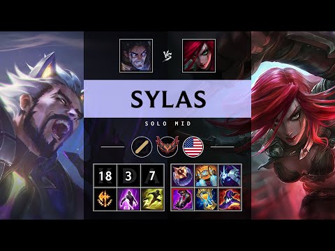 Sylas Mid vs Katarina - NA Grandmaster Patch 25.21