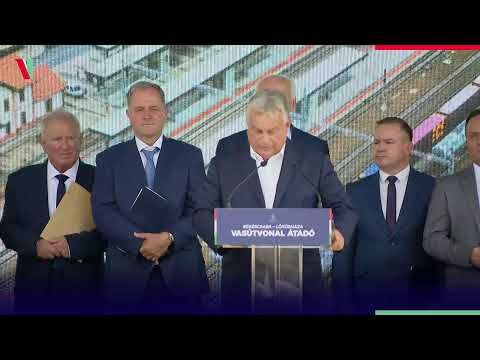 Békéscsaba-Lőkösháza vasúti szakasz átadás